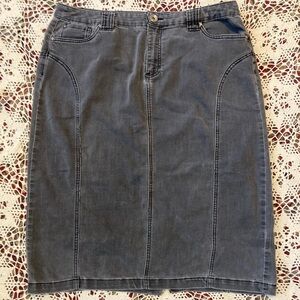 Christopher & Banks Charcoal Pencil Skirt